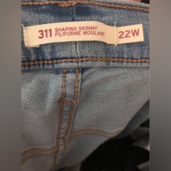 Levis 311 Shaping Skinny Jeans 22W - Picture 3 of 3